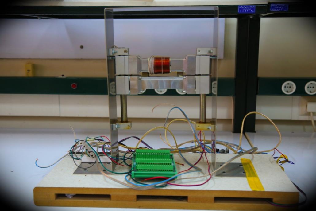 Hybrid magnetic levitation system with sliding mode controller